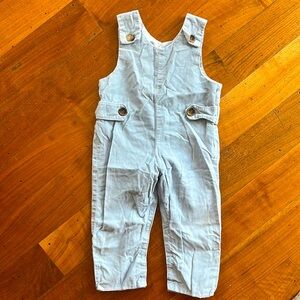 Beaufort Bonnet light blue corduroy overall dungaree - 2T